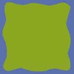 Dywan  4.00x4.00 RAMKA zielony  