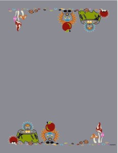 Dywan do przedszkola SOFT 4.00x5.00 Jeżyki Light Grey