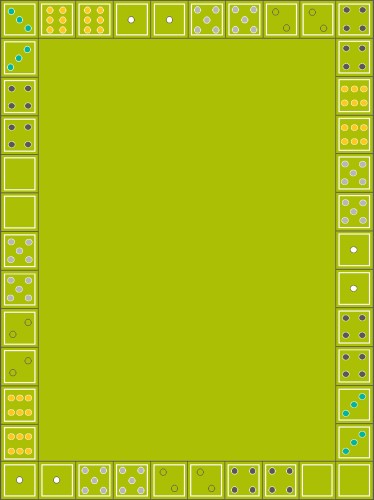 Domino zielony - katalogowe
