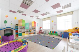 Dywan do przedszkola SOFT 3.00x4.00 Groszki Light Grey 