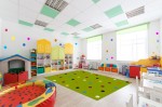 Dywan do przedszkola SOFT 3.00x5.00 Groszki zieleń 