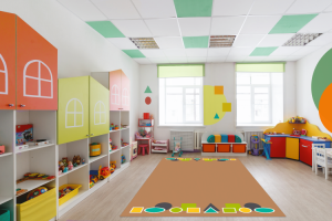 Dywan edukacyjny 3.00x4.00 Figury Karmel