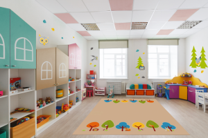 Dywan do przedszkola SOFT 4.00x5.00 Las Beżowy 