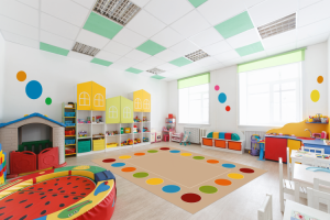Dywan do przedszkola SOFT 3.00x4.00 Koła Beżowy