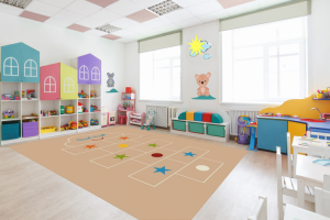 Dywan do przedszkola SOFT 3.00x4.00 Klasy Beżowy