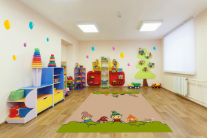 Dywan do przedszkola SOFT 3.00x4.00 Wesołe Skrzaty Beżowy