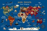 Dywan edukacyjny wełniany 2.00x3.00 WORLD