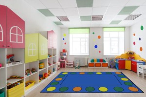 Dywan edukacyjny 3.00x4.00 KOŁA niebieski 