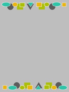 Dywan do przedszkola 4.00x5.00 FIGURY Szary