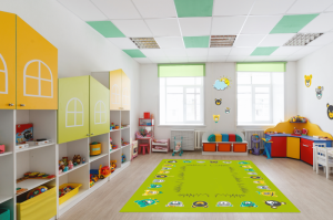 Dywan do przedszkola  4.00x5.00 Misiaczki Zielone