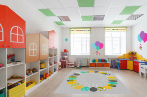 Dywan do przedszkola  4.00x5.00 BALONY 26 Szary